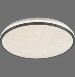 Discount Just Light LED Deckenleuchte Nachthimmel Schwarz 3000 K dimmbar