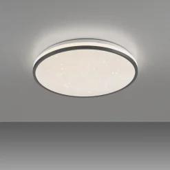 Discount Just Light LED Deckenleuchte Nachthimmel Schwarz 3000 K dimmbar