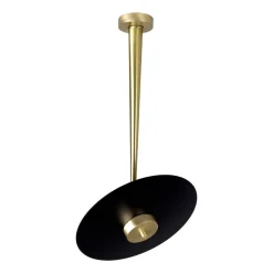 Giovanni Battista LED Deckenleuchte rund D: 30 cm in Bronze hell Schwarz* Deckenleuchten|Led Lampen