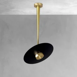 Giovanni Battista LED Deckenleuchte rund D: 30 cm in Bronze hell Schwarz* Deckenleuchten|Led Lampen