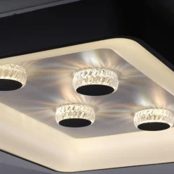 Best Just Light LED Deckenleuchte Schwarz 2700-5000 K 6295 lm dimmbar