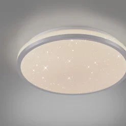 Just Light LED Deckenleuchte Sternenhimmel Silber 1380 lm dimmbar* Deckenleuchten|Flurlampen