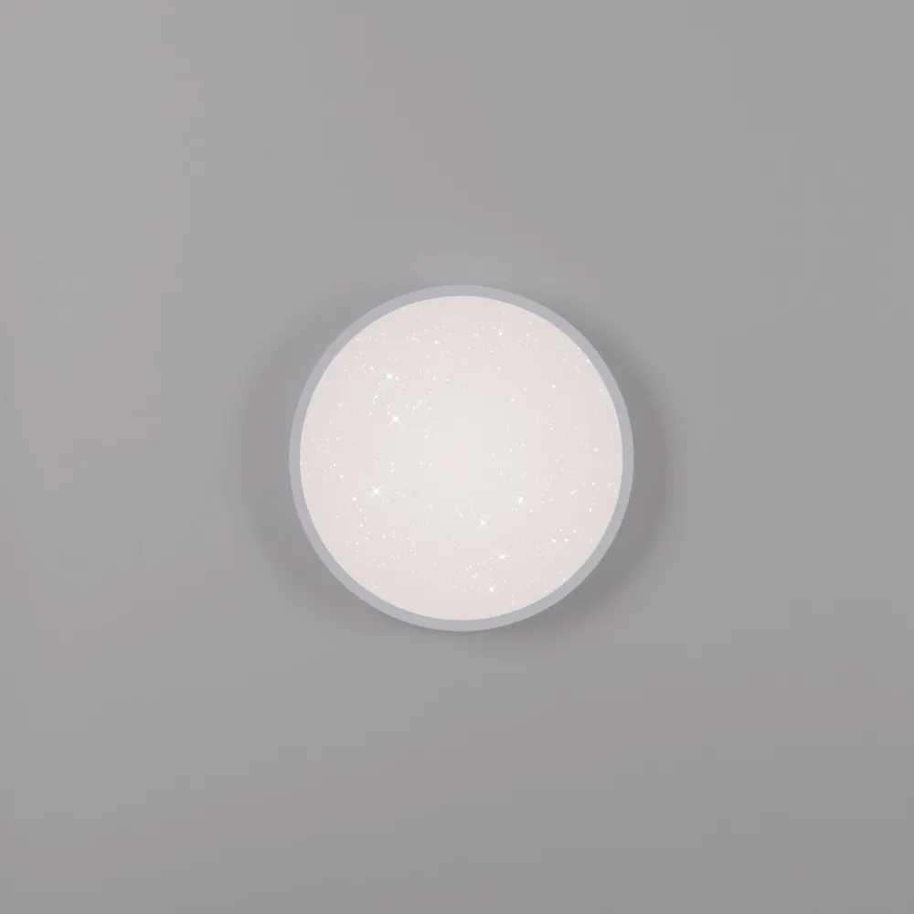 Just Light LED Deckenleuchte Sternenhimmel Silber 1380 lm dimmbar* Deckenleuchten|Flurlampen