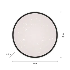 Clearance Just Light LED Deckenleuchte Sternenhimmel 1380 lm 3000 K dimmbar