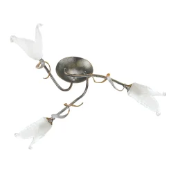 Elstead LED Deckenleuchte VAJA Schwarz 3xEG9 Vintage Lampe* Deckenleuchten|Flurlampen