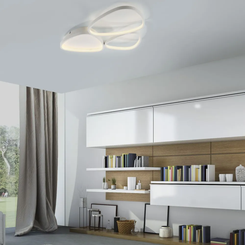 Hot Just Light LED Deckenleuchte Weiß Metall 3000 K 3800 lm L:69,5 cm