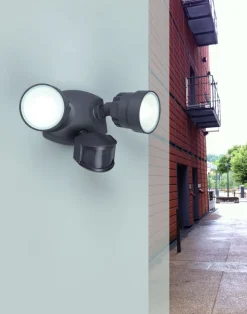 Eco-Light LED Deckenspot Sensor verstellbar IP54 Schwarz 5000 K* Led Außenleuchten|Moderne Außenleuchten