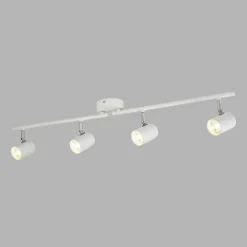 Best Searchlight LED Deckenspot Weiß 3000 K B: 78 cm Metall