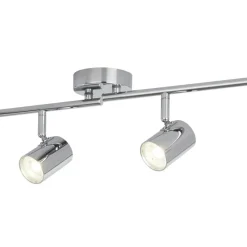 Searchlight LED Deckenstrahler Chrom 3000 K 1459 lm Metall* Glaslampen|Wohnzimmerlampen