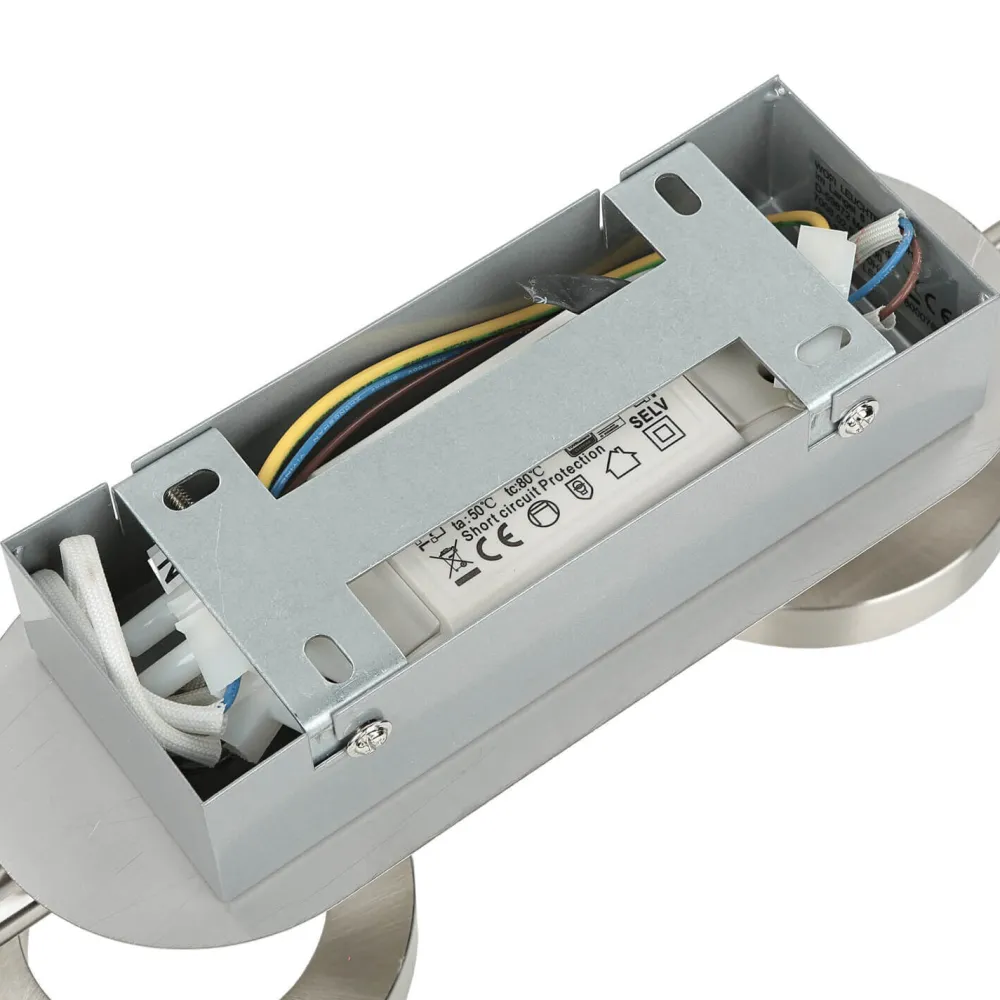 WOFI LED Deckenstrahler länglich 34 cm 2-flammig Wohnzimmer* Kristalllampen|Moderne Lampen