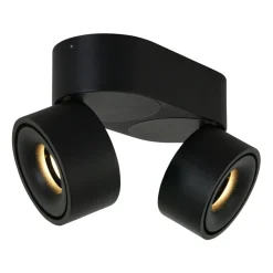 Discount Steinhauer LED Deckenstrahler Metall Schwarz L:16,1 cm 2-flammig