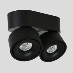 Discount Steinhauer LED Deckenstrahler Metall Schwarz L:16,1 cm 2-flammig