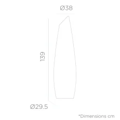 Newgarden LED Dekolampe Garten Farbwechsel dimmbar 140cm IP65 Akku* Metall Lampen|Wegeleuchten