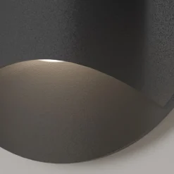 Maytoni LED Einbauleuchte Wand Aluminium Ø 6,2 cm IP65 Schwarz* Metall Lampen|Led Außenleuchten