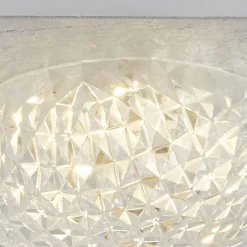 Searchlight LED Einbauspot in Silber Metall B:18 cm 600 lm Decke* Flurlampen|Bürolampen