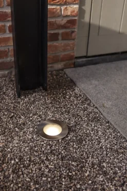 Online Eco-Light LED Einbaustrahler Aluminium IP67 rund Ø12 cm Nickel