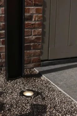 Online Eco-Light LED Einbaustrahler Aluminium IP67 rund Ø12 cm Nickel