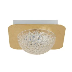 Clearance Searchlight LED Einbaustrahler in Gold Metall B:18 cm 585 lm Decke