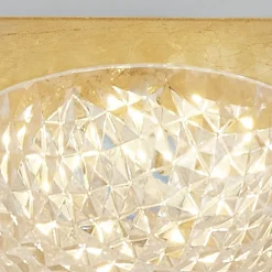 Clearance Searchlight LED Einbaustrahler in Gold Metall B:18 cm 585 lm Decke