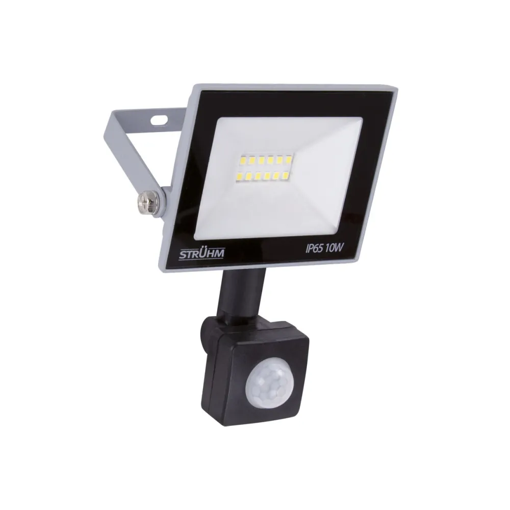 Hot Strühm LED Flutlicht mit Bewegungsmelder IP65 6200 K 850 lm schmal