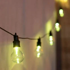 Newgarden LED Girlande außen Farbwechsel Fernbedienung Stecker 5m* Außenlichterketten|Dekolampen Außen