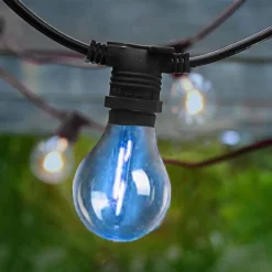 Newgarden LED Girlande außen Farbwechsel Fernbedienung Stecker 5m* Außenlichterketten|Dekolampen Außen