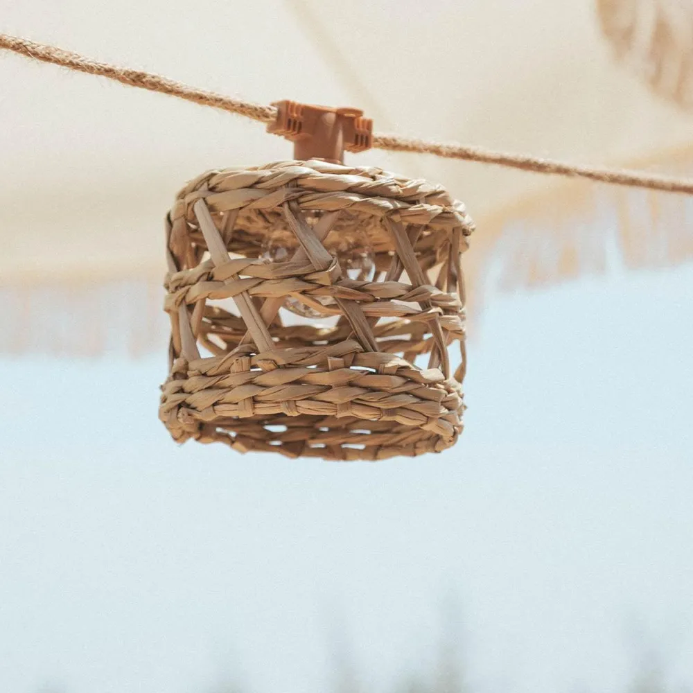 Online Newgarden LED Girlande Garten 5m lang IP44 Jute Seegras 2700 K