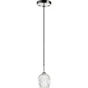 Outlet Elstead LED Hängelampe DARINA Nickel Ø11cm Pendelleuchte