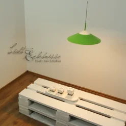 Discount Trio Reality LED Hängelampe Grün Retro Design blendarm