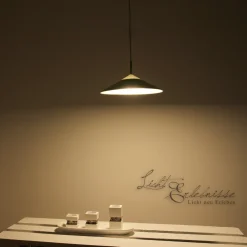 Discount Trio Reality LED Hängelampe Grün Retro Design blendarm