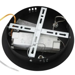 Steinhauer LED Hängelampe Schwarz Ø60 cm rund 42 W 2700 K stilvoll* Hängelampen|Led Lampen