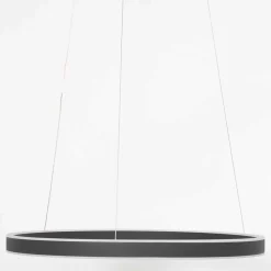 Steinhauer LED Hängelampe Schwarz Ø60 cm rund 42 W 2700 K stilvoll* Hängelampen|Led Lampen