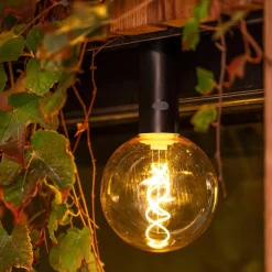 Newgarden LED Hängeleuchte Akku Dimmer Fernbedienung IP54 2200 K Schwarz* Metall Lampen|Hängeleuchten Außen