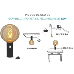 Newgarden LED Hängeleuchte Akku Dimmer Fernbedienung IP54 2200 K Schwarz* Metall Lampen|Hängeleuchten Außen