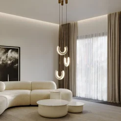 Sale Maytoni LED Hängeleuchte Aluminium Glas H: max. 186,5 cm 350 lm