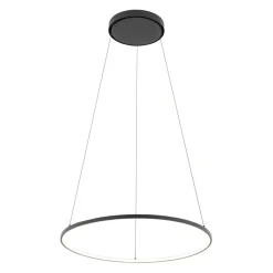 Easylight LED Hängeleuchte Ring Ø 60 cm Schwarz 2700 K 660 lm Metall* Metall Lampen|Designerlampen