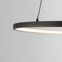 Easylight LED Hängeleuchte Ring Ø 60 cm Schwarz 2700 K 660 lm Metall* Metall Lampen|Designerlampen