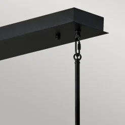Elstead LED Hängeleuchte Schwarz Gold 113 cm lang 3000 K verstellbar* Hängelampen|Led Lampen