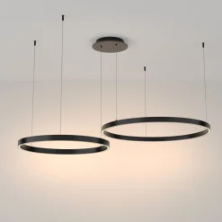 Discount Maytoni LED Kronleuchter Aluminium 3000 K warmweißes Licht rund