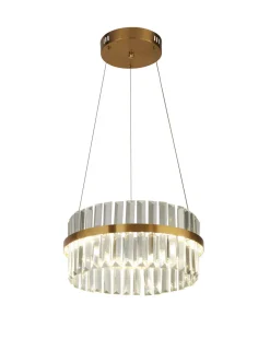 Searchlight LED Kronleuchter Kristall 4000 K 1082 lm D: 35 cm rund* Hängelampen|Led Lampen