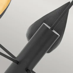 Elstead LED Kronleuchter Schwarz Gold Weiß Ø 91,4 cm verstellbare Höhe* Wohnzimmerlampen|Esszimmer Lampen