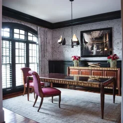 Elstead LED Kronleuchter Schwarz Gold Weiß Ø 91,4 cm verstellbare Höhe* Wohnzimmerlampen|Esszimmer Lampen