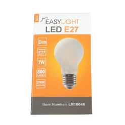 Easylight LED Leuchtmittel E27 2700 K 800 lm 7W Dimmbar - LM10046