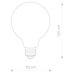 Nowodvorski LED Leuchtmittel E27 rund 300 K 840 lm Matt - LM109* Leuchtmittel