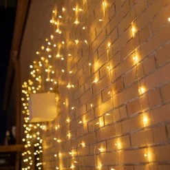 Hot Newgarden LED Lichtervorhang außen mit Stecker IP44 2700 K 3 x 2 m