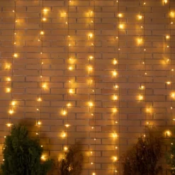 Hot Newgarden LED Lichtervorhang außen mit Stecker IP44 2700 K 3 x 2 m