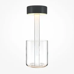 Outlet Maytoni LED Nachttischleuchte Glas dimmbar Touch Funktion rund