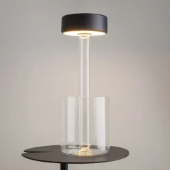 Outlet Maytoni LED Nachttischleuchte Glas dimmbar Touch Funktion rund