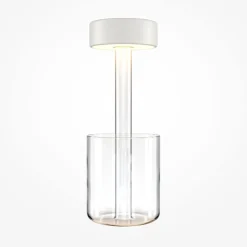 New Maytoni LED Nachttischleuchte Glas Dimmer Touch Schalter 120 lm