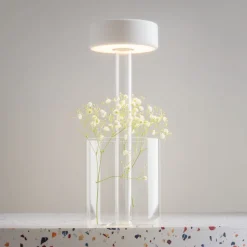 New Maytoni LED Nachttischleuchte Glas Dimmer Touch Schalter 120 lm